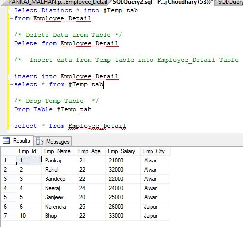 data that will we use further in query